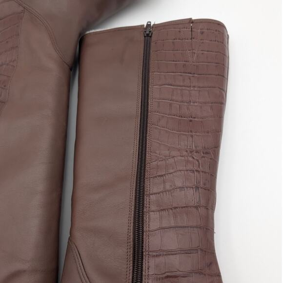 David Tate Superior Waterproof Knee High Boots Women's Brown Size US8.5W EU39 - Picture 12 of 16
